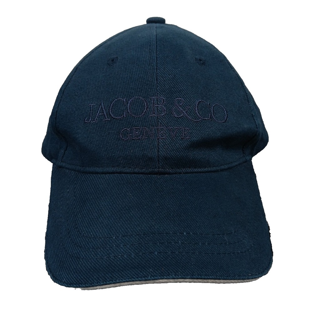 Men's Blue Jacob & Co. Geneve Strapback Hat‎ Cap Swiss Watch Jewelry